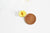Boucles puces labradorite doré rondes,bijoux doré, Bijou pierre, boucle labradorite, boucle pierre,boucle dorée, la paire,15mm G5263-Gingerlily Perles