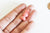 perle main  de Bouddha résine rouge 26.5mm,perle imitation corail pour fabrication bijoux en résine,les 2 perles G5790