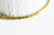 Perle rondelle hématite dorée, perle hématite non magnétique pour pierre,création bijoux,4mm,fil de 180 perles G3859