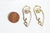 Pendentif visage laiton brut, fournitures pour bijoux, laiton brut,pendentif minimaliste ,bijoux moderne,lot de 2,41x15mm,G3243