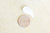 Pendentif aile Quartz Rose, pendentif en pierre naturelle, quartz rose naturel pour création bijoux pierre,24.5mm, l'unité,G3203