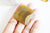 Cabochon carré agate jaune, cabochon pierre Bijou pierre naturelle, cabochon agate naturelle,39mm l'unité G5058-Gingerlily Perles