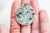 Pendentif goutte turquoise africaine,Pendentif bijoux,pendentif pierre, pierre naturelle, turquoise naturelle,création bijoux,41mm- G1526