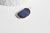 Pendentif oval lapis lazulis, Pendentif bijou pierre naturelle, pendentif pierre naturelle,lapis lazulis naturel,25mm, l'unite G3788