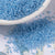 Perles rocailles miyuki bleu ciel, Perle rocaille japonaise Sky Blue Lined Crystal ,perle rocaille perlage,15/0, 1.5mm, Sachet 10g G3950