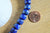 Perle rondelle lapis Lazulis, des perles naturelles pour creation bijou en pierre naturelle lapis naturel,le fil de 40 perles, 11x10mm G3820