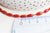 perle ovale bambou de mer(imitation corail rouge), fabrication bijoux,grain de riz,corail rouge,corail naturel, fil 50 perles,8x4mm G3522