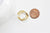 Bague chevron acier doré minimaliste ,creation bijou,bague acier inoxydable,sans nickel,bijou minimaliste,support bague,16mm,G3326-Gingerlily Perles