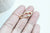 Pendentif Epingle à nourrice laiton doré 18k cristal,sans nickel,création bijoux coeur,pendentif amour zircon,l'unite,27.5mm G3647