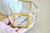 Boite à bijoux verre hexagone,rangement bijoux,boite verre vintage,boîte décoration, décoration minimaliste,boîte verre,7.8cm côté- G5083-Gingerlily Perles