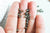 Grosses perles de rocaille gris transparent, fourniture créative, perles rocaille, grosse perles grises, création bijoux,10grammes,4mm G3740
