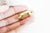 connecteur tube talisman laiton doré 18K émaillé, un connecteur laiton pour vos créations de bijoux bonheur,l'unité, 37.5mm G3540