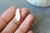 Pendentif main nacre blanche naturelle doré,pendentif main,geste amour,amour nacre,coquillage blanc,création bijou, 21.5mm, l'unité G3937