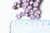 Granulés cire violet nacré à cacheter, fourniture pour sceaux personnalisés pour sceaux et invitations de mariage DIY, les 100 G3971