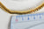 Perle rondelle hématite dorée, perle hématite ,création bijoux pierre, perle pierre heishi,6mm,fil de 175 perles,G3680