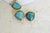 Pendentif goutte jade bleu turquoise,pendentif bijoux,pendentif jade,pendentif pierre,jade naturel,pendentif jade,18mm, l'unité,G422