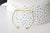 Bracelet jonc réglable barre laiton 16k, barcelet géométrique, fabrication bijoux, bracelet jonc 57mm, l'unité G5262-Gingerlily Perles