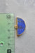 Pendentif demi-lune lapis lazuli,creation bijou, Pendentif bijoux,pendentif pierre, pierre naturelle,lapis naturel,27mm,l'unité G3941