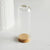 Mini cloche en verre et support en liège, bouteille verre,cloche verre, présentoir, création bijoux, 71.5mm, l'unité, G1890-Gingerlily Perles