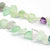 perles chips fluorite naturelle,fournitures créatives, perles pierre, fabrication bijoux,fluorite naturelle,fil de 160 perles,90cm-G907