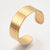 Bague réglable acier doré inoxydable, un support bague personnalisable pour creation bijoux,18mm,les 2, G3418-Gingerlily Perles