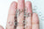 anneaux ronds acier argenté, fournitures acier,anneaux ouverts, fournitures dorées,sans nickel,anneaux argent,lot de 50, 8mm G4106-Gingerlily Perles