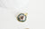 Pendentif agate verte pendentif pierre, agate naturelle, support doré, création bijoux, pierre naturelle, 17-22mm, l'unité,G2619