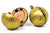 Pendentif locket rond boule laiton brut, médaillon Vintage, Pendentif laiton brut,fournitures laiton,18mm, lot de 4,G2569