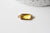 Pendentif connecteur rectangle doré cristal,pendentif cristal, pendentif doré,cristal coloré,création bijoux,19mm G6587