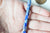 Perle regalite bleu roi rectangulaire,regalite,pierre naturelle,perles jaspe,perles pierre,12mm,le fil de 29 G3988