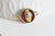 Pendentif connecteur rond Vierge Marie or, pendentif laiton, pendentif religion,sans nickel, notre dame, madonne,19.5mm, l'unité G5260