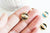 Pendentif connecteur rond Vierge Marie or, pendentif laiton, pendentif religion,sans nickel, notre dame, madonne,19.5mm, l'unité G5260