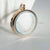 Pendentif locket medaillon verre laiton, médaillon transparent, création sautoir, pendentif vitrine,39mm, l'unité,G602