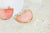 Pendentif demi-lune jade rose,creation bijou, Pendentif bijoux, pendentif pierre, pierre naturelle, jade naturel,création bijoux, 32mm-G1535