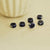 perles porcelaine bleue foncé, fournitures créatives, perle céramique, perle porcelaine,perle disque, céramique bleue,Lot de 10, 13mm-G1239