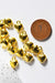 Perle coeur zamac doré,fournitures créatives, sans nickel,creation bijoux,perle géométrique,11.5mm,lot de 10 G3608