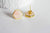 Boucles puces aventurine rose doré 18K, bijoux doré, boucles aventurine, boucles pierre,boucles pierre rose, la paire,G2709-Gingerlily Perles