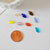 Cabochon verre oeil de chat marquise, cabochon multicolore, verre dôme,12x6mm, création bijoux,lot de 20, 50 ou 100-G1458-Gingerlily Perles