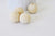 Perle en bois brut ronde 25mm,perles bois,perle bois, bois brut, création bijoux, Perles géométriques,25mm, les 5 -G337