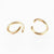 anneaux ronds acier doré, fourniture acieranneaux ouverts,sans nickel,anneaux dorés,apprêt doré, lot de 200 (1GR) , 3mm-G1262-Gingerlily Perles