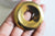 pendentif donut hématite dorée non magnétique ,création bijoux pierre, ,l'unité G3680