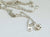 Chaine complète laiton argenté forçat, chaine collier, création bijoux, chaine argent, création bijoux, 2mm, 40cm, l'unité-G574