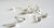 clous-puces oreille argentés avec plateau,support boucle,boucles d'oreille,création bijoux,oreille percée,diamètre 4mm, lot de 50-G503-Gingerlily Perles