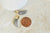 Pendentif corne labradorite, pierre,pendentif bijoux, pendentif pierre,labradorite naturelle,pendentif pierre ,26mm-G722