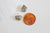 Pendentif demi-cercle labradorite, pendentif bijoux, pendentif pierre,labradorite naturelle,pendentif pierre ,13.5mm-G1085
