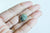 Pendentif connecteur labradorite naturelle,creation bijou,pendentif bijoux en pierre naturelle,bracelet pierre,27.5mm, l'unité, G308