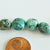 Perle turquoise africaine, fournitures créatives, perle turquoise, turquoise naturelle, perle pierre, 13mm, lot de 5- G826