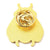 Broche pins insecte ailé mystique doré émaillé,broche dorée,creation bijoux,décoration veste, 27x21mm,l'unité G5549-Gingerlily Perles