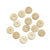 rondelles laiton doré brossé heishi 6mm, perles dorées intercalaires pour création de bijoux, disque de perles, lot de 50,G5951-Gingerlily Perles