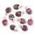 Pendentif goutte quartz fraise,pendentif bijoux,quartz fraisenaturel,pendentif pierre naturelle,14mm,lot de 2 G6315